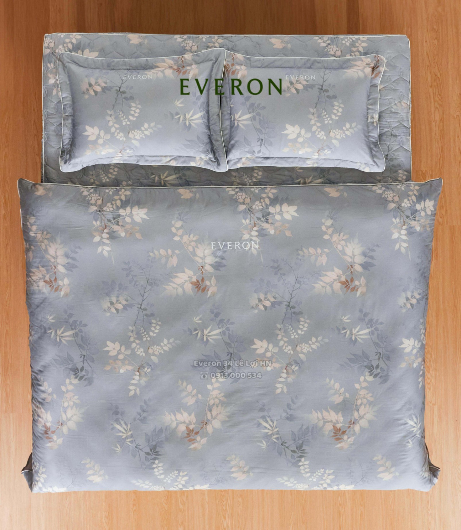 Bộ chăn ga gối EVERON EPTC 26017 Chạng Vạng, vải Tencel Blend