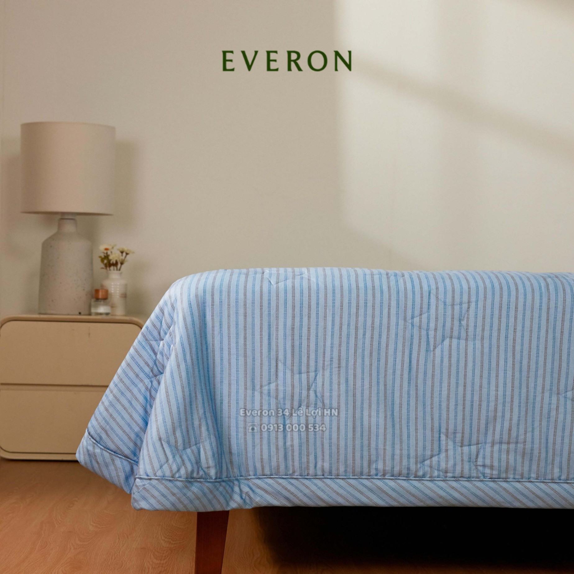 Mẫu chăn ga gối EVERON CPC 26204 Cuộc phiêu lưu của Cổ Dài & Ba Sừng vải Cotton Sateen