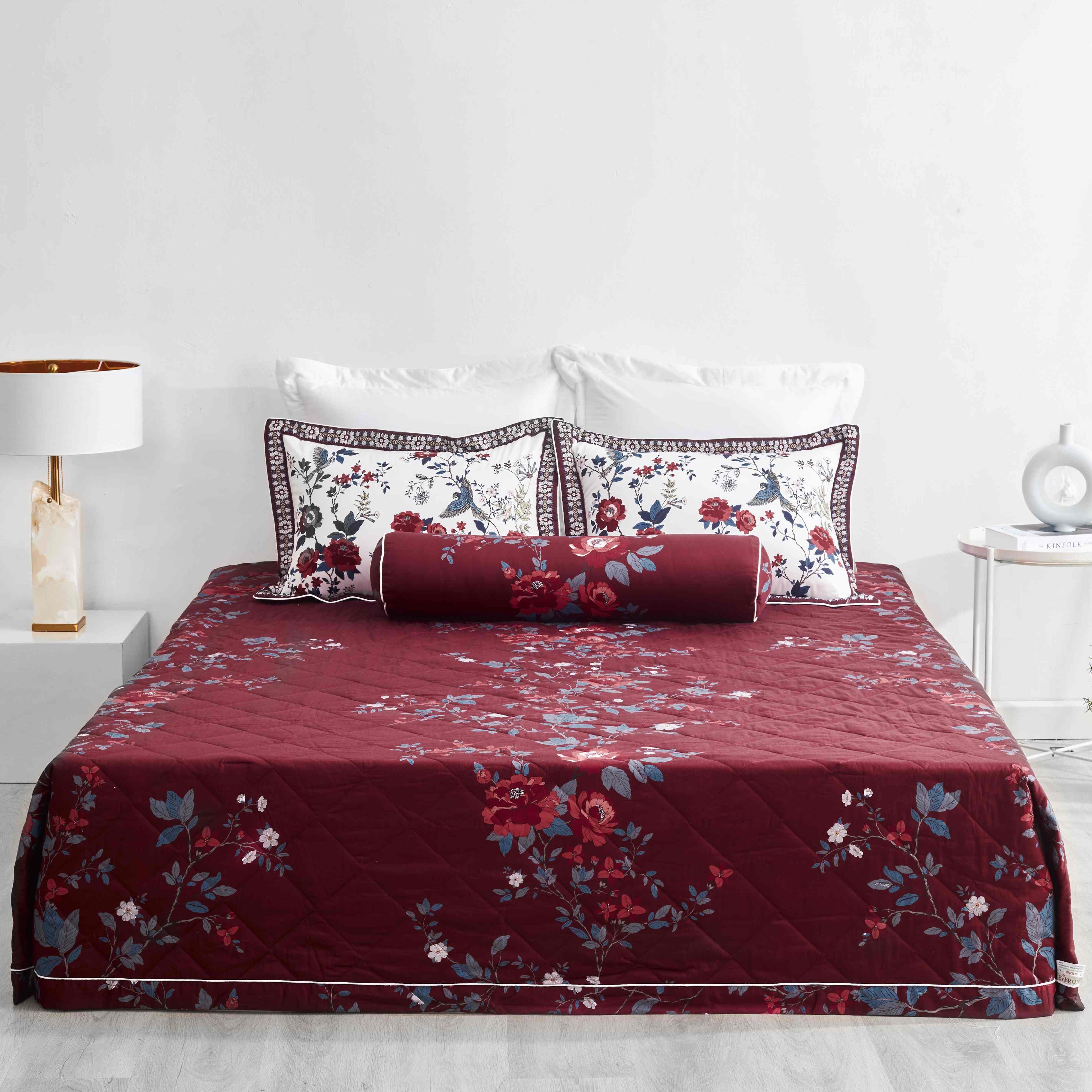 Bộ chăn ga Everon EPC 21056 (Vải Cotton) - Phú Qúy
