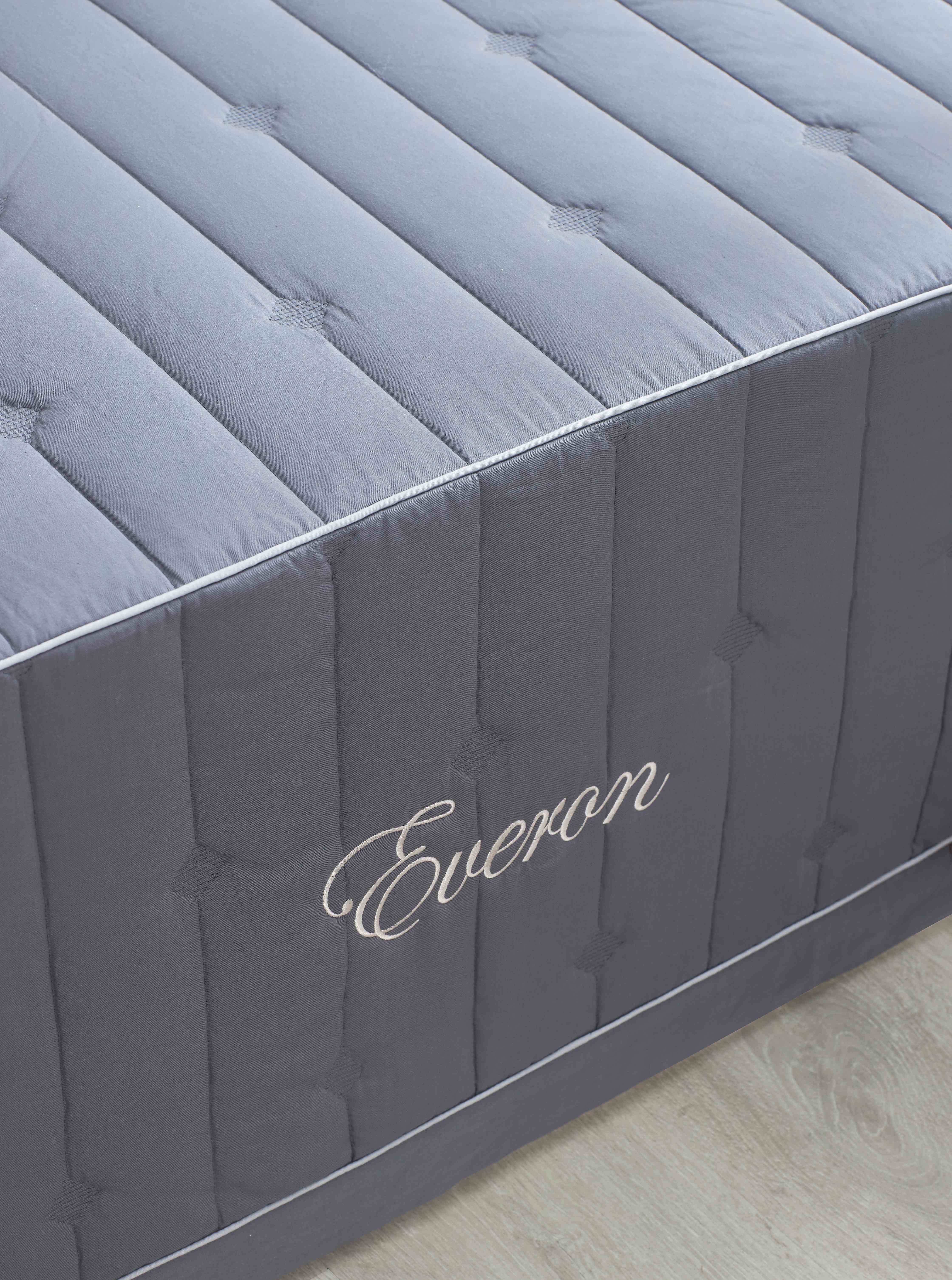 Bộ chăn ga Everon ESM 21014 (Vải Modal)  màu ghi xám sang trọng