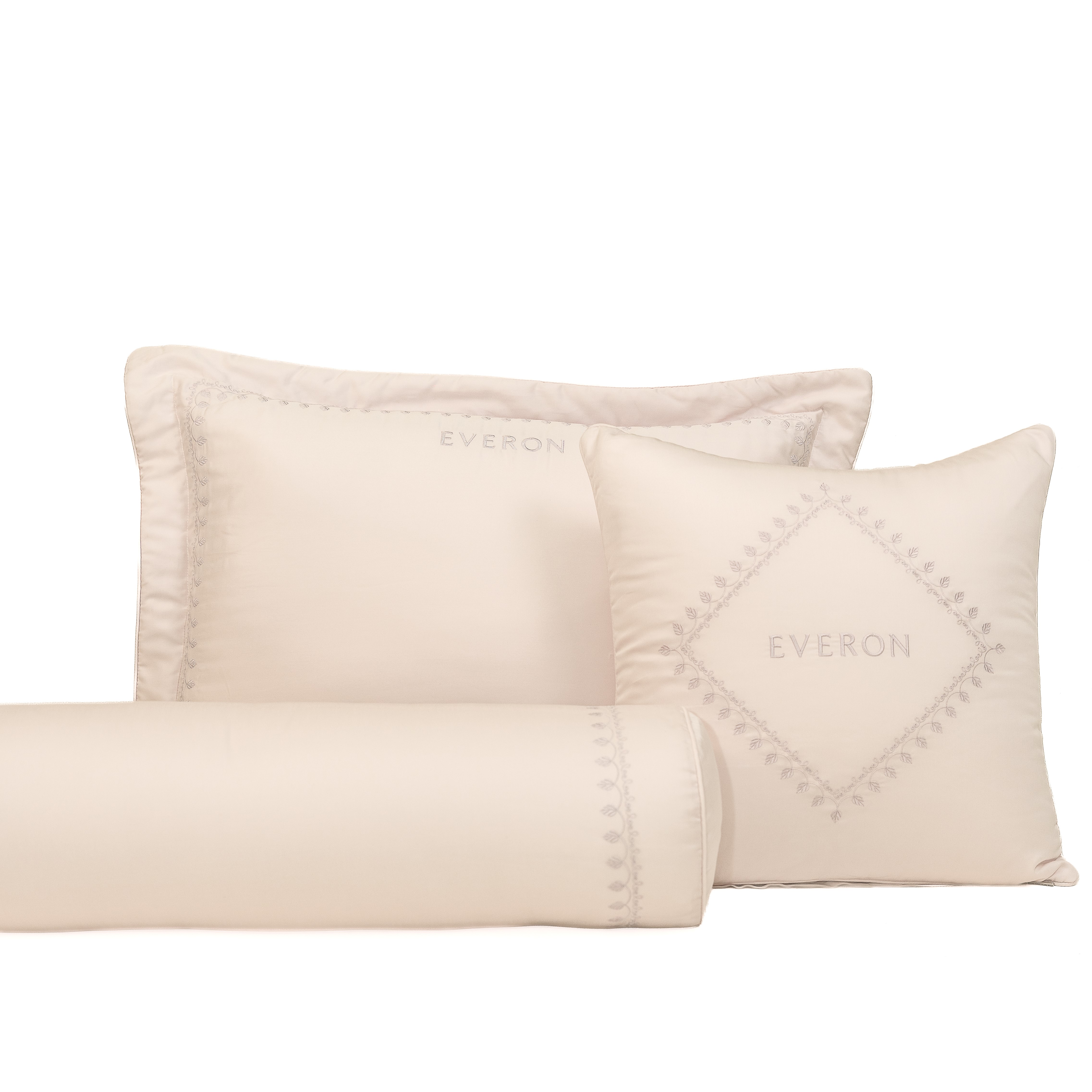 Mẫu chăn ga Everon màu hồng tím pastel thêu đẹp ESTMC 27003