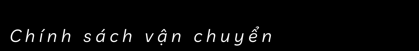 Chính sách vận chuyển