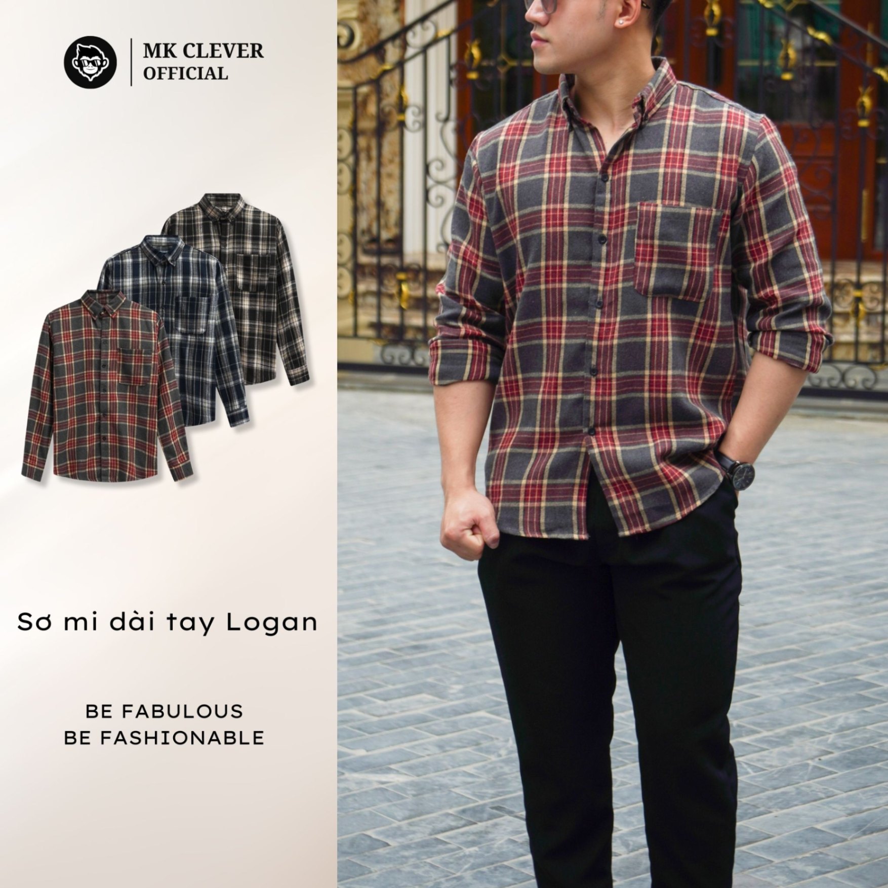 MK - Sơ mi Cổ Đức Logan