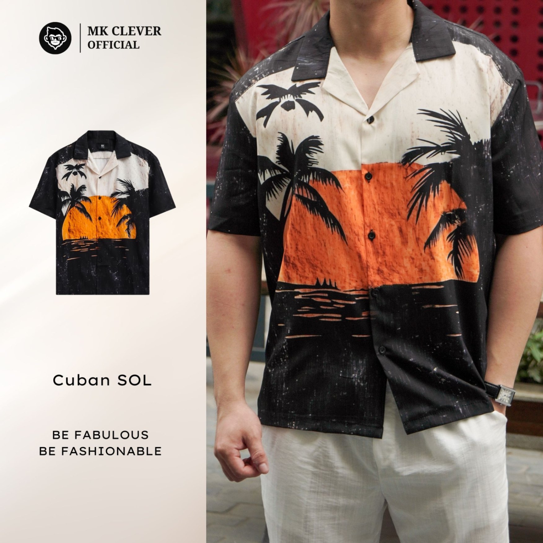 MK - Sơ mi cuban Sol