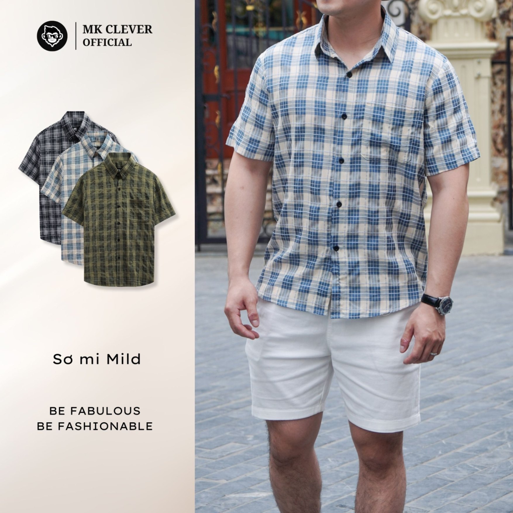 MK - Sơ mi cổ Đức Mild