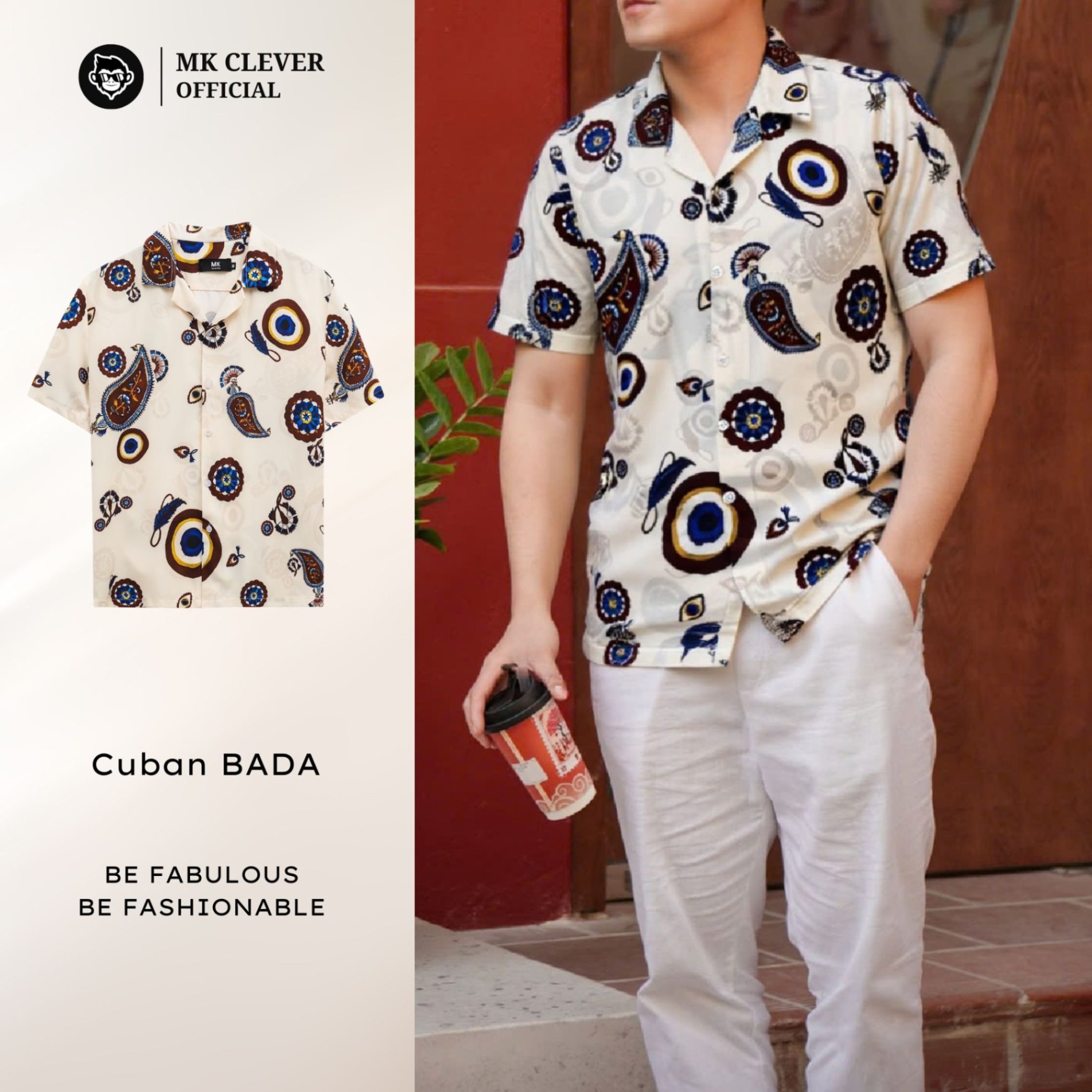 MK - Sơ mi cuban Bada