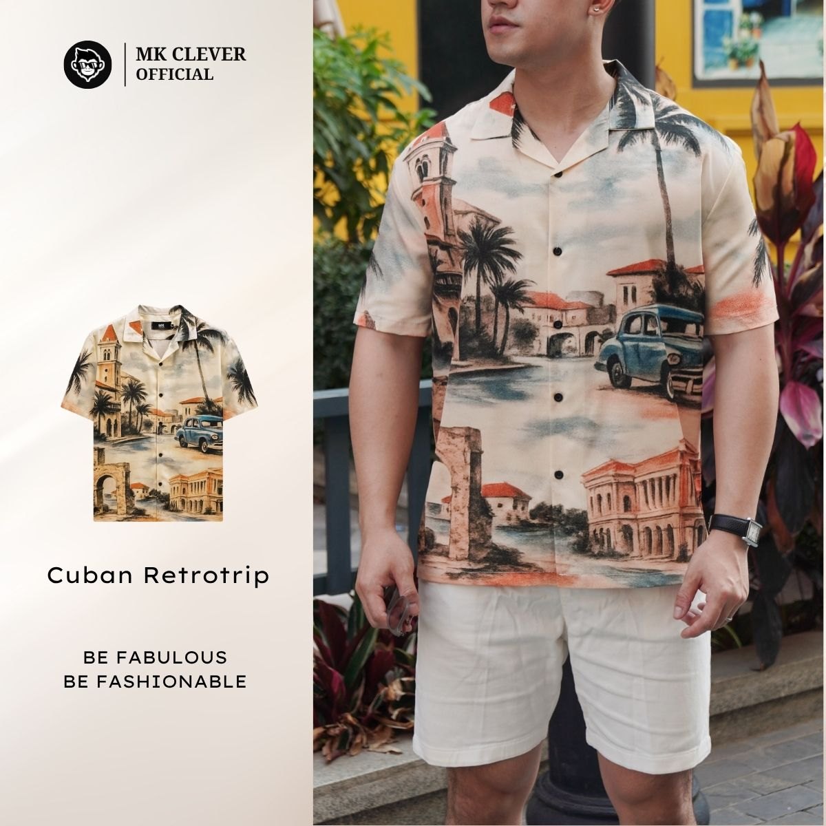 MK - Sơ mi Cuban Retrotrip