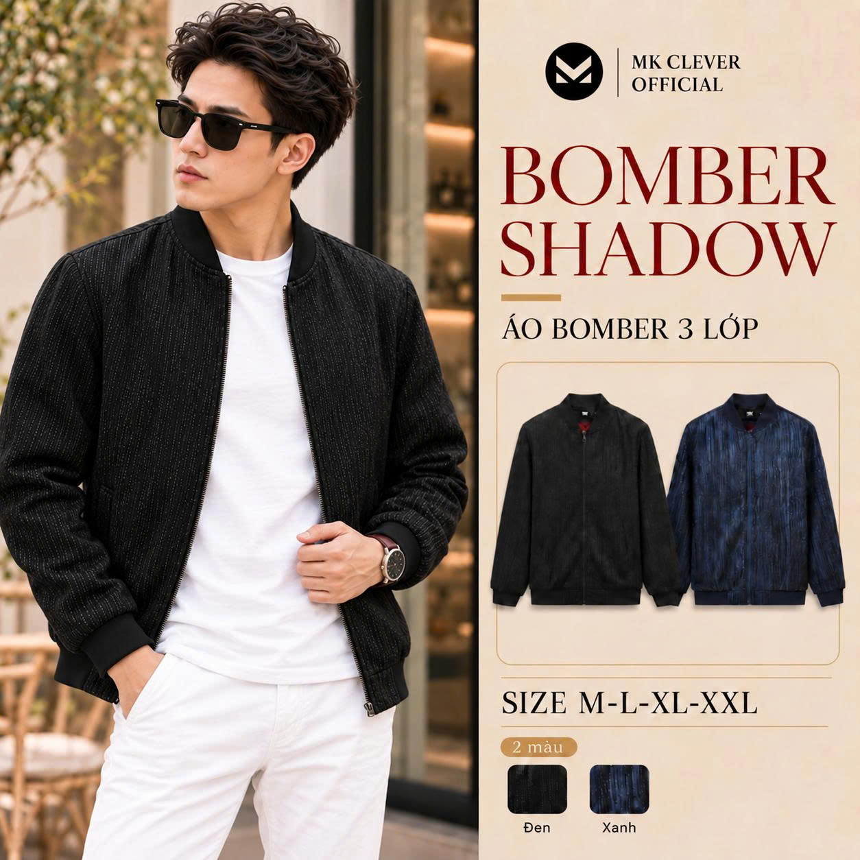 Áo Bomber Shadow