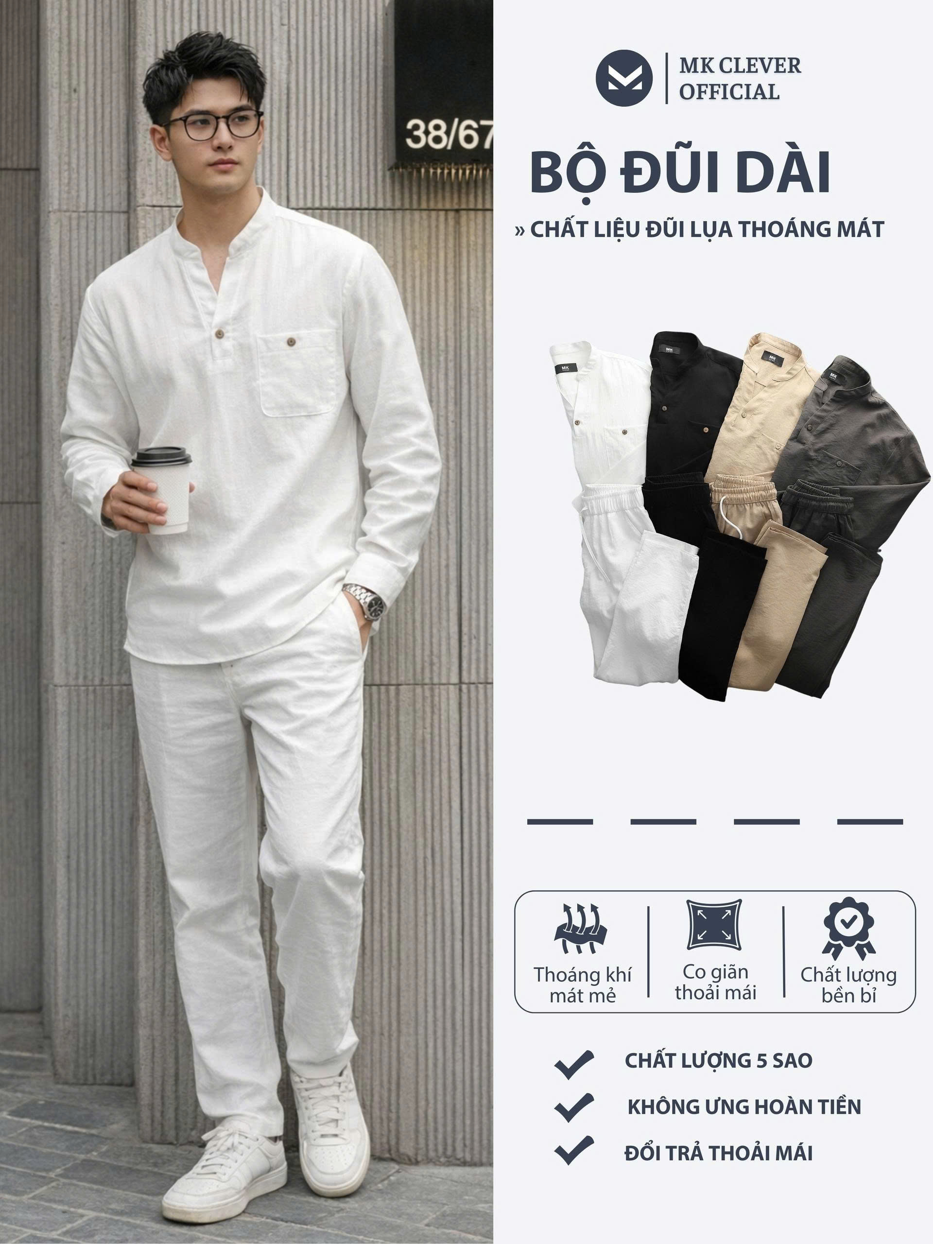 Bộ đũi dài tay Prime
