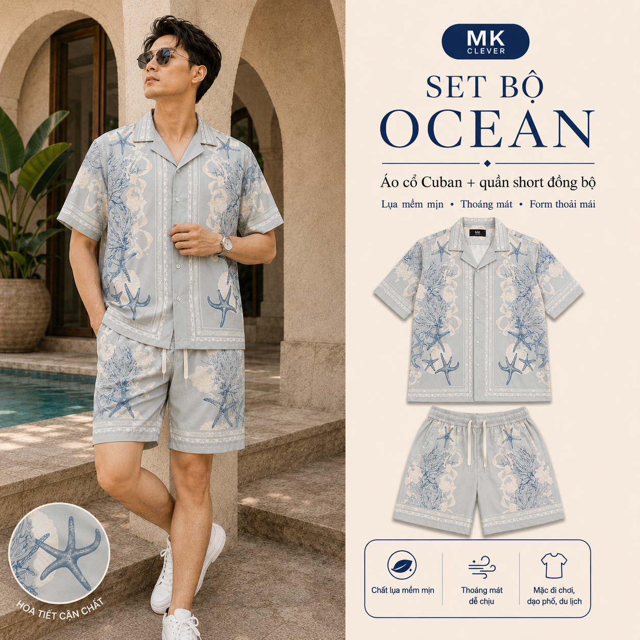 MK - Set Bộ Lụa Ocean