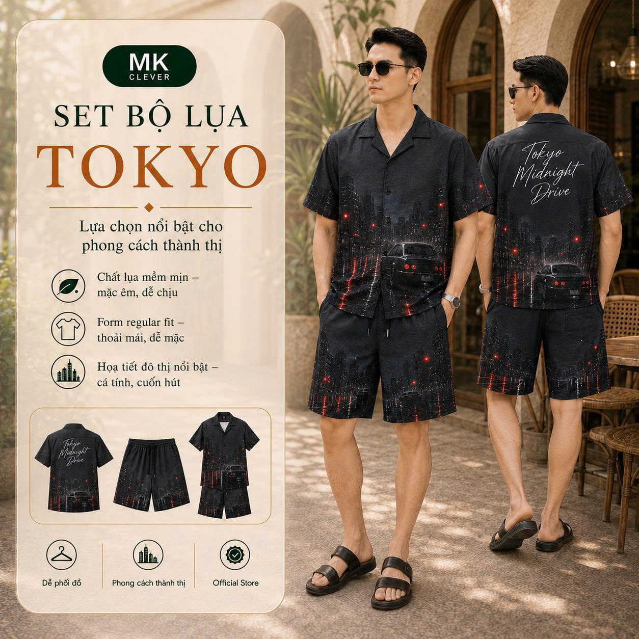 MK - Set bộ lụa Tokyo