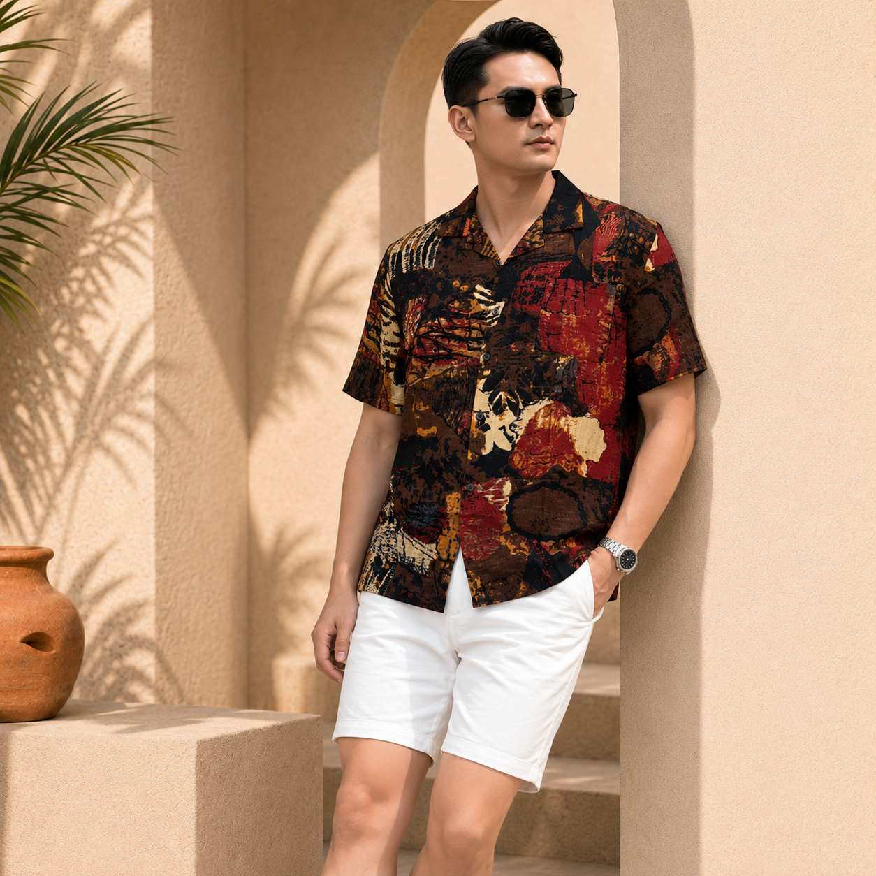 MK - Sơ mi lanh xước Ember
