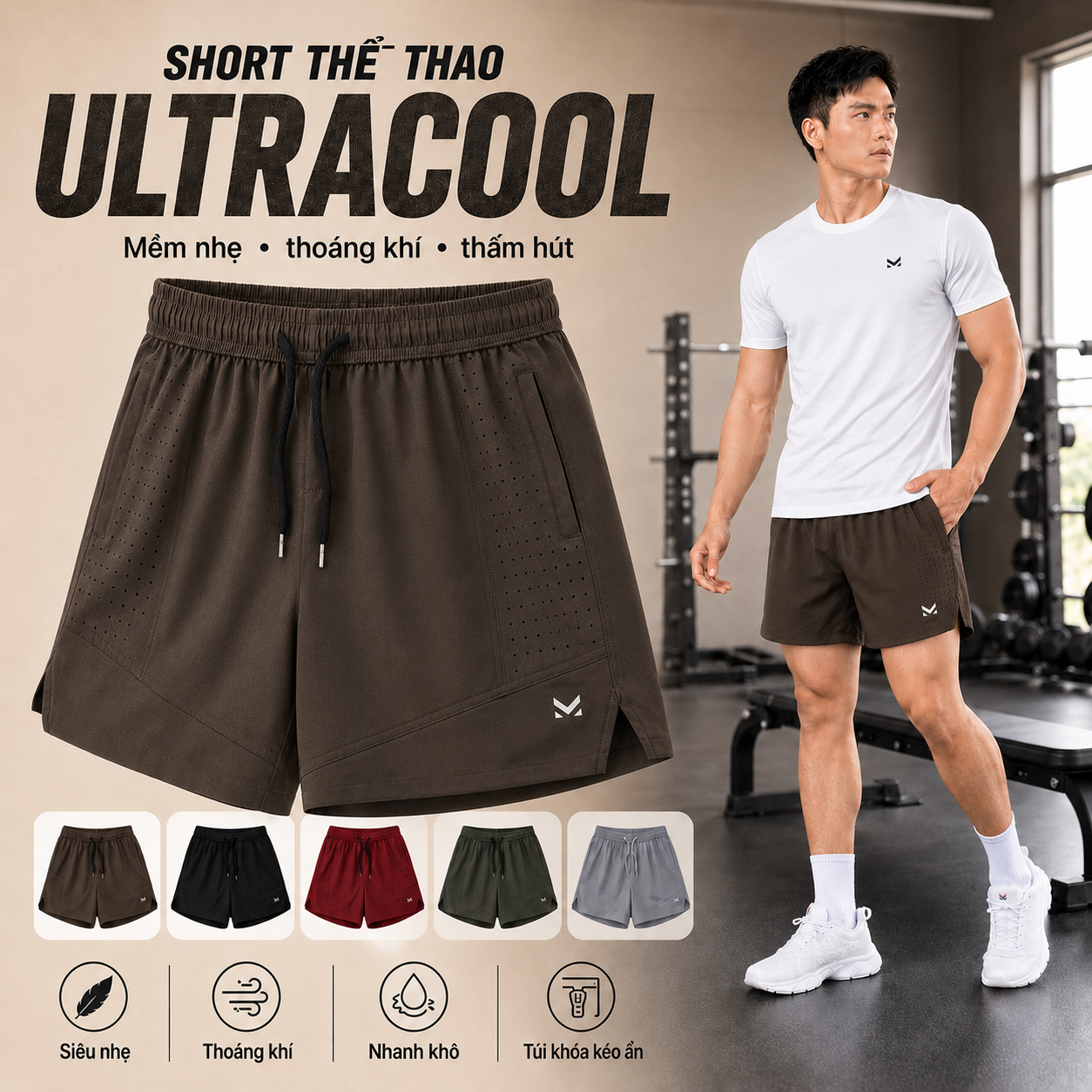Quần Short Ultracool - MK Sport