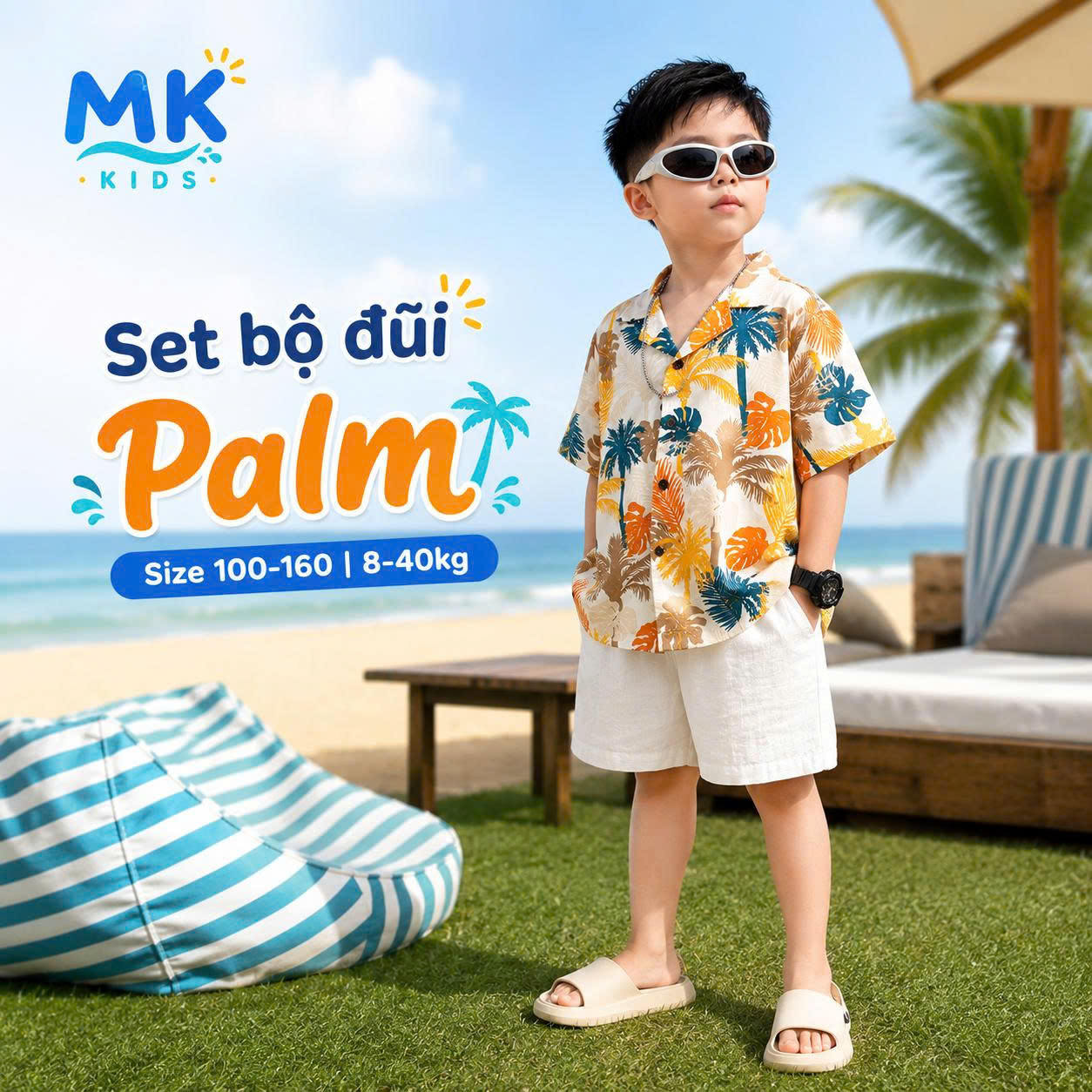 Set bộ đũi bé trai Palm