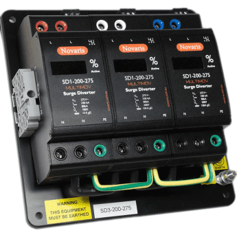 J301-12 Novaris SD3-200-275-N Surge Diverter, MULTIMOV, 3 Phase, 200kA, 275VAC, All Mode