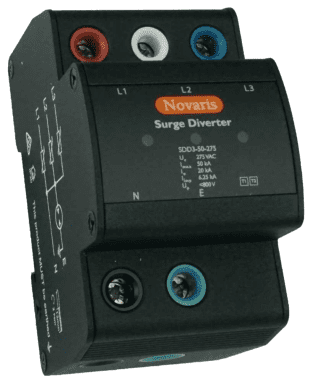 J303-7 Novaris SDD3-50-275 Surge Diverter, 3 Phase, 50kA, 275VAC, All Mode