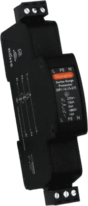 J314-1 Novaris SSP1-16-15-275 Series surge protector, 1 Phase, 16A, 15kA, 275VAC