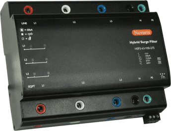 J324-2 Novaris HSF3-63-100-275 Hybrid Surge Filter, 3 Phase, 63A, 100kA, 275VRMS