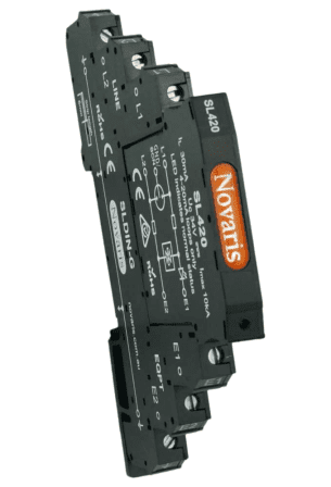 J328-15 Novaris SL420-G Signal Surge Protector 4 - 20 mA, 30mA, 10kA, 1 pair  C/W G Base