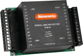 J332-2 Novaris SLM-18 Multiline Signal Surge Protector 18V, 350mA, 20kA 10 Pair