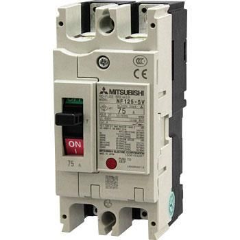 F203-75 Aptomat tự động dạng khốiMitsubishi MCCB NF125-SV 2P 50A 50kA - Hàng chính hãng