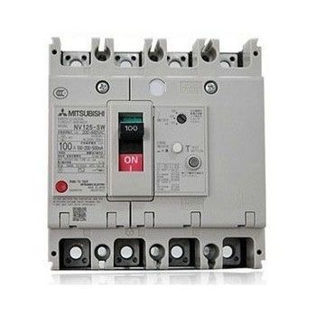 F204-109 Cầu dao Mitsubishi ELCB NV125-SV 4P 40A 30kA 30mA