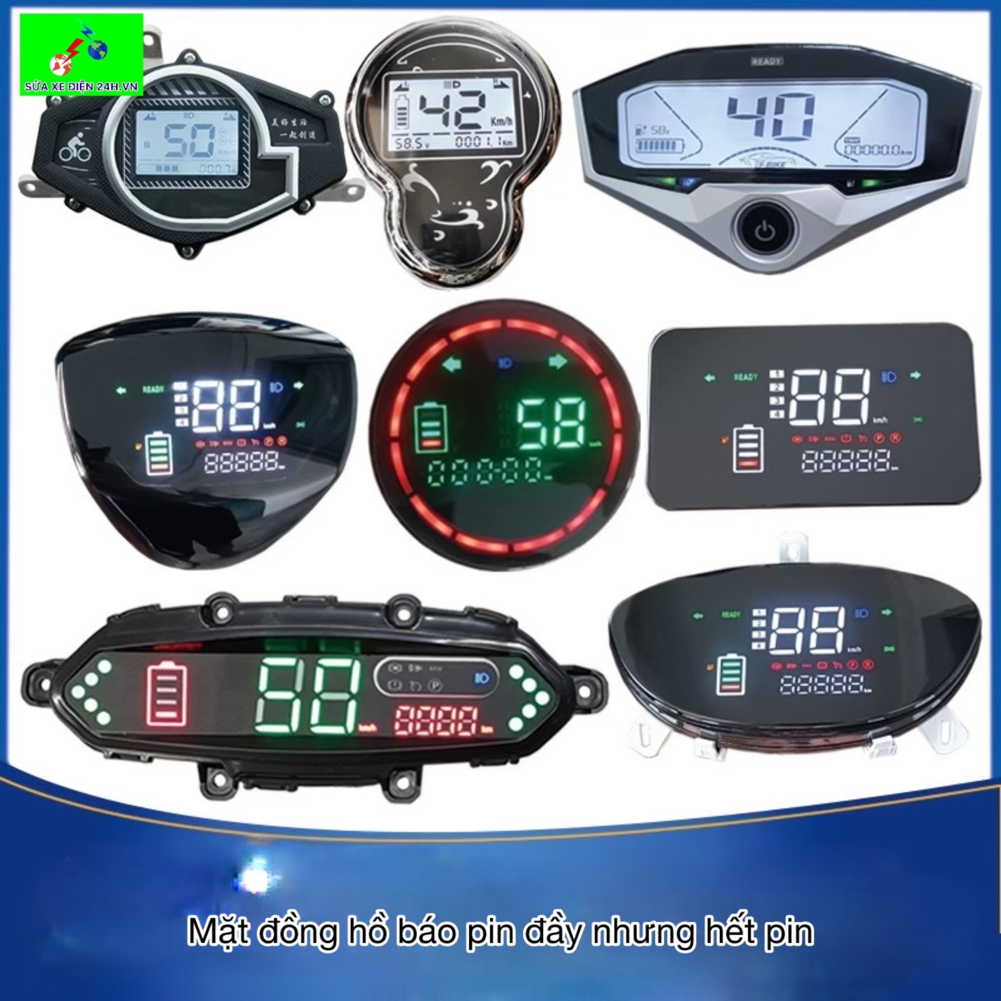 Mặt đồng hồ báo đầy pin nhưng hết pin