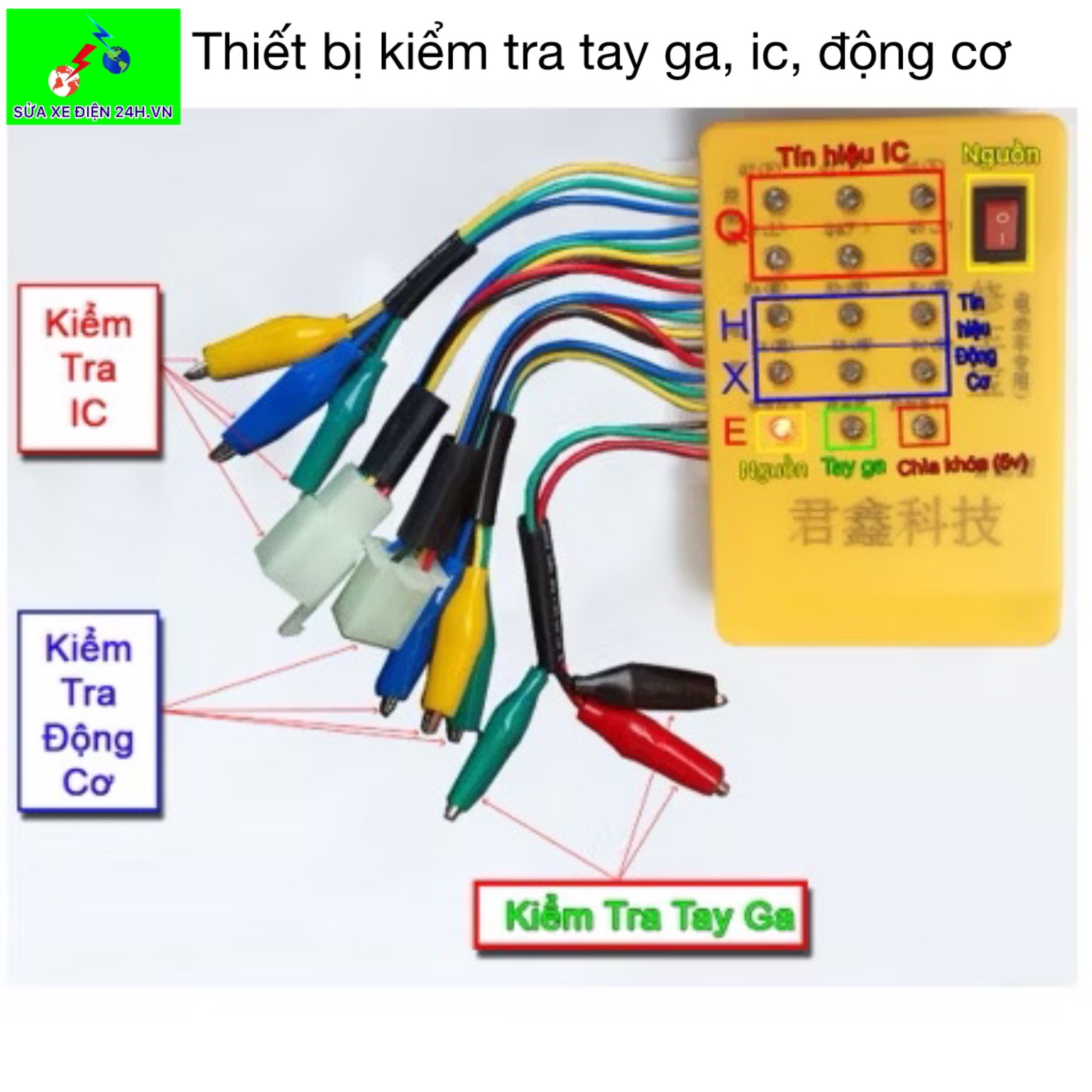 Kiểm tra tay ga, ic, động cơ