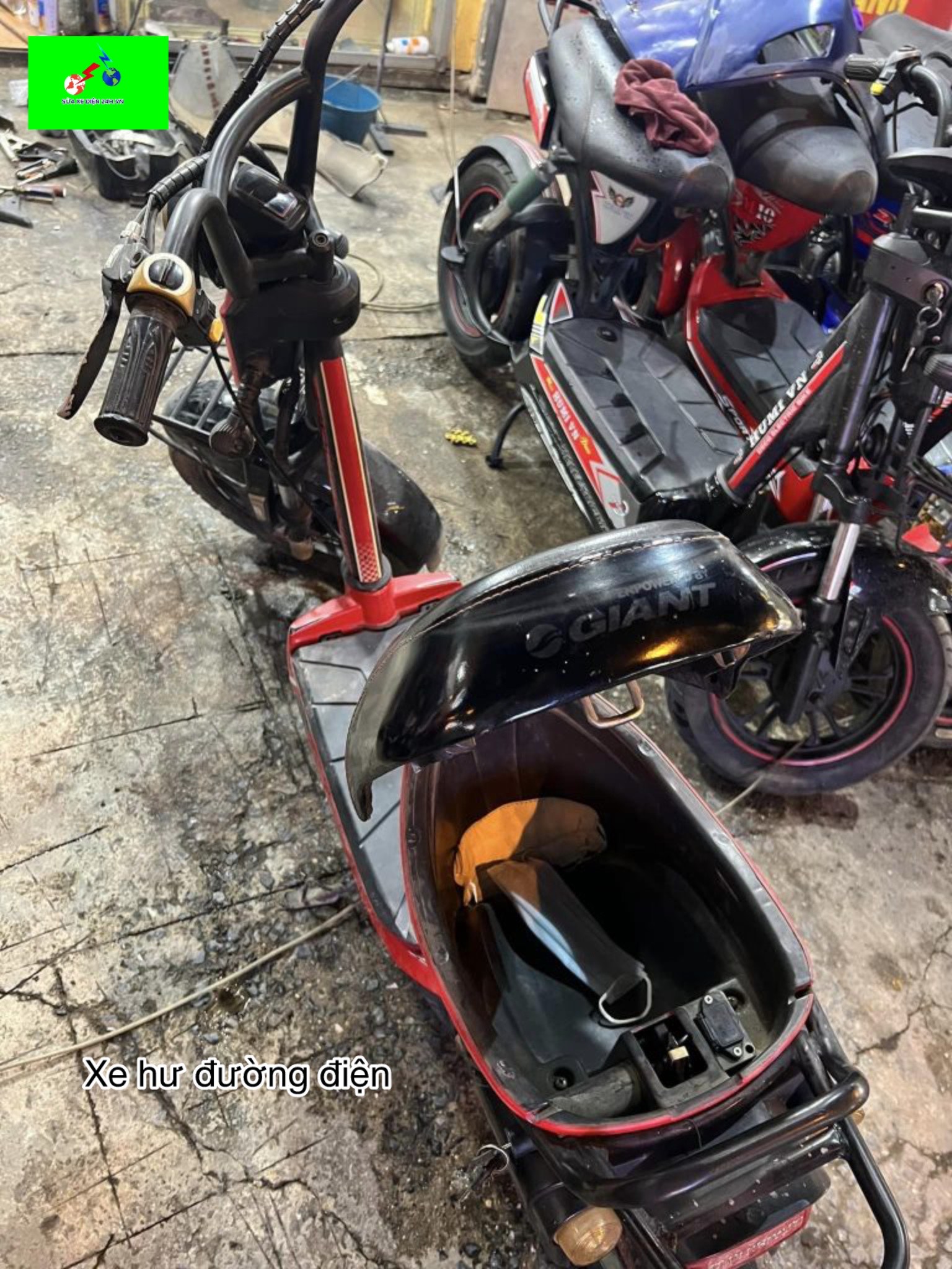 Xe bị hõng đường điện