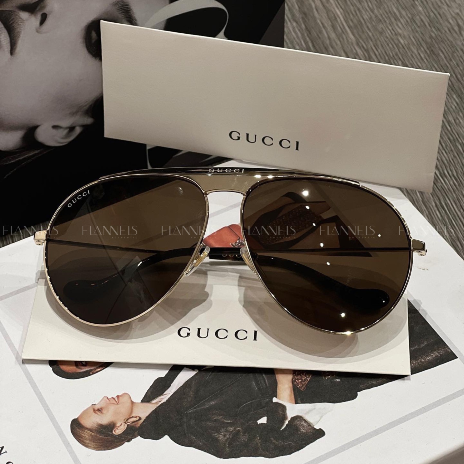 Gucci Oversized Silver Sunglasses for Women | eBay