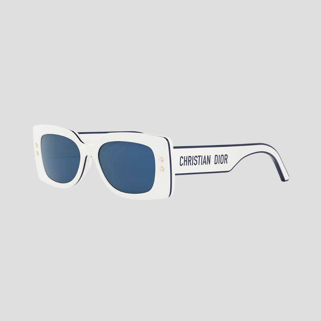 Kính Dior White Square Sunglasses - DIORPACIFIC S1U 95B0