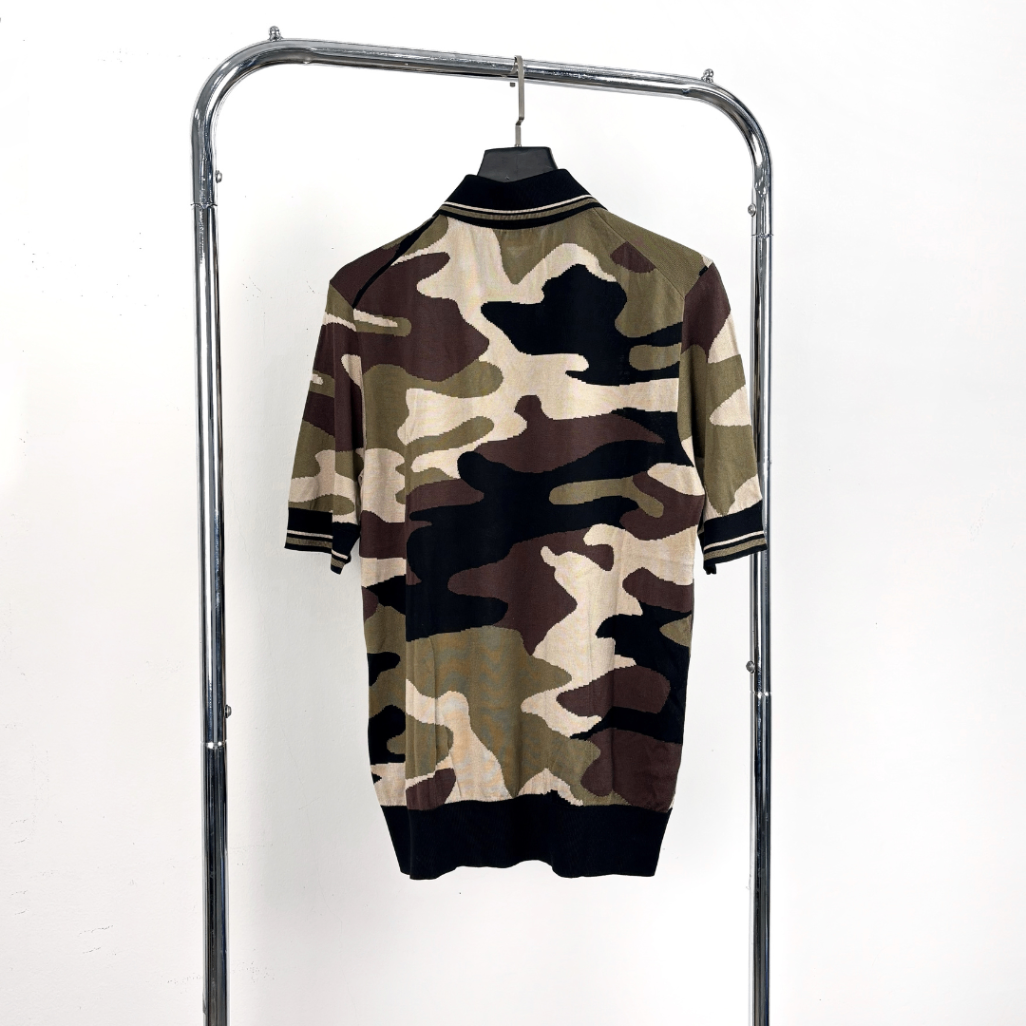 Áo Polo Dolce&Gabbana Camouflage Pattern - GXI35T JASPT S9000
