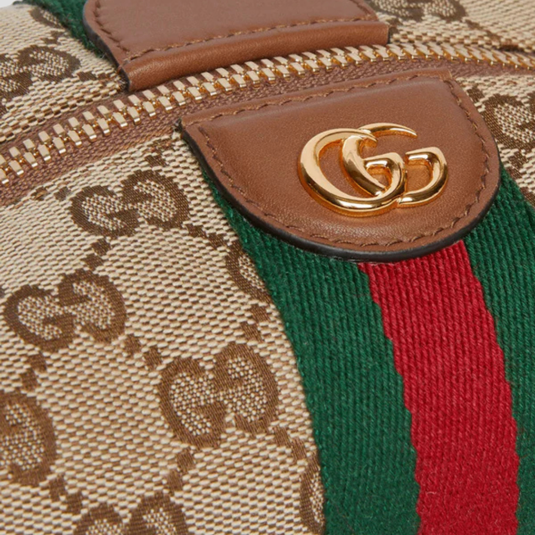 Túi Gucci Vanity Mini Bag Beige Brown GG Canvas - 861775 FAFUF 9870