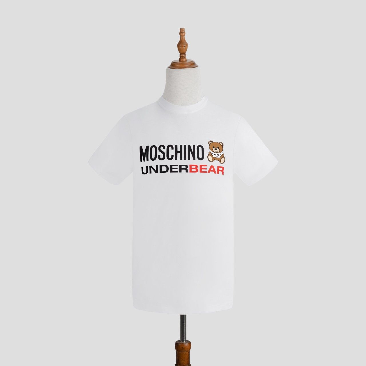 Áo Phông Moschino Underbear In White - 2011 T191481030001