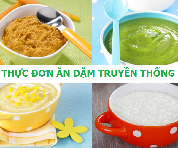 Thực đơn ăn dặm truyền thống cho bé 6 tháng giàu dinh dưỡng