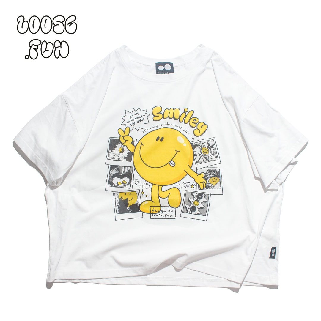 Áo Smiley Loose.Fun