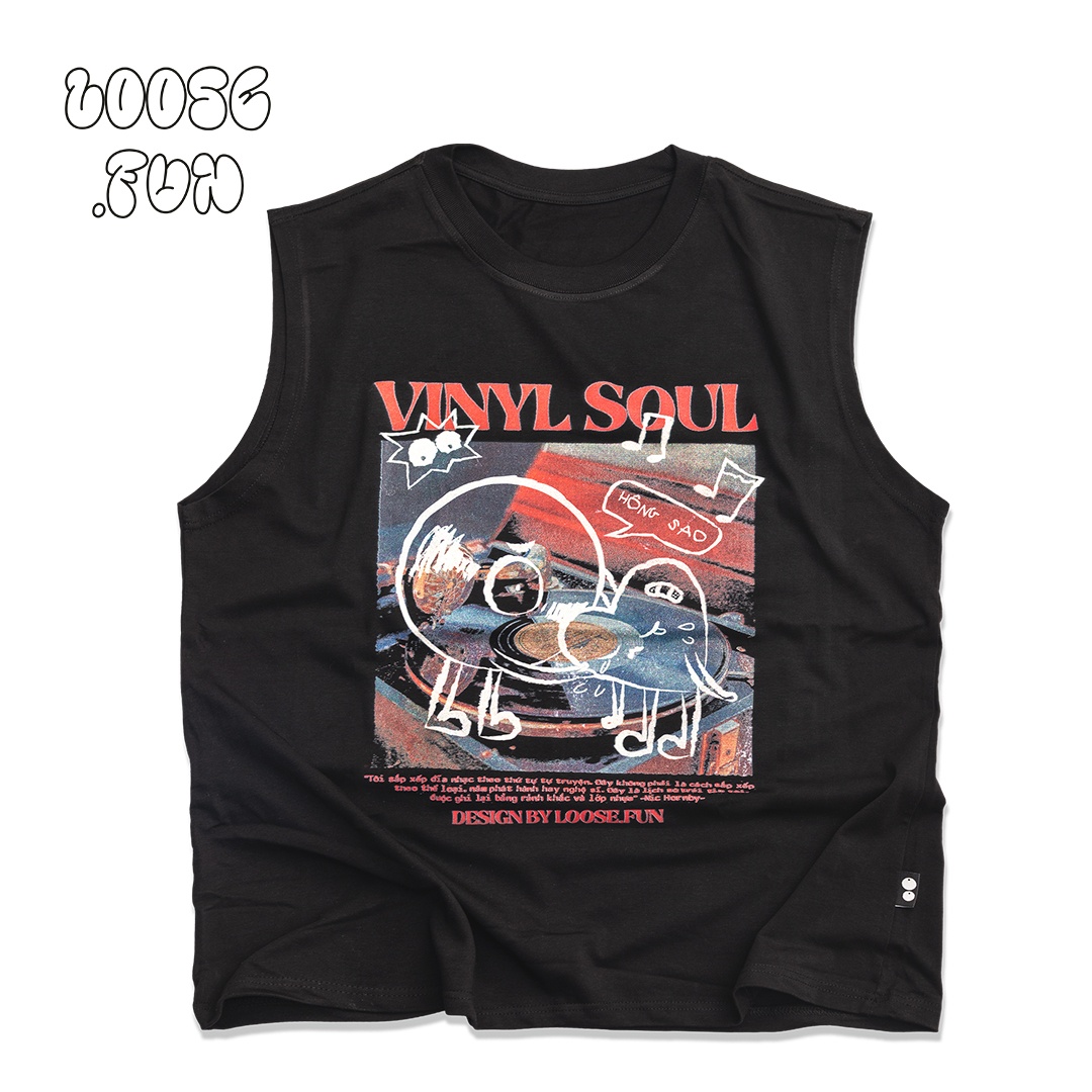 [LIMITED] Áo Vinyl Soul Loose.fun