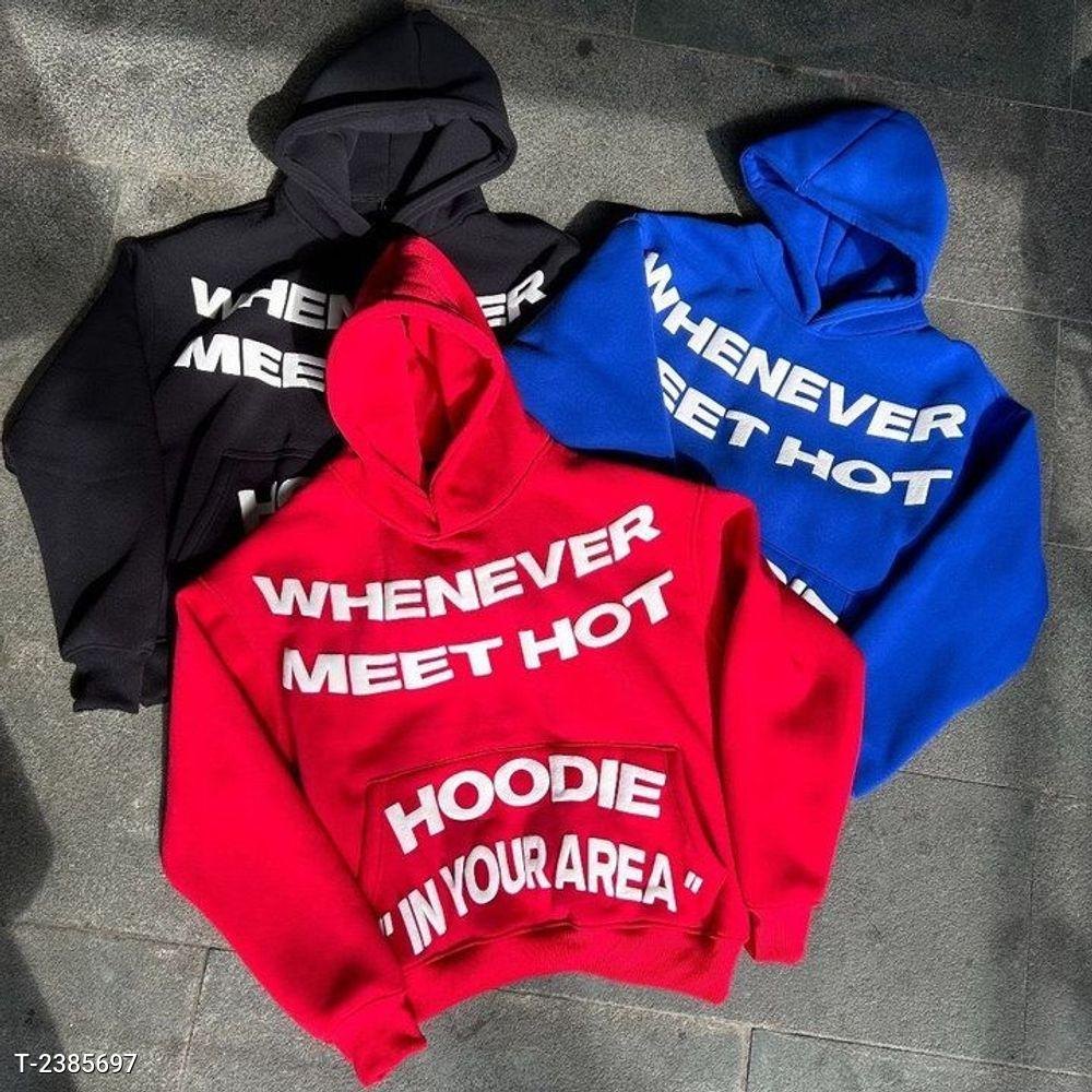 ÁO NỈ HOODIE CHỮ NỔI WHENEVER MEET SIÊU HOT - HTM FASHION