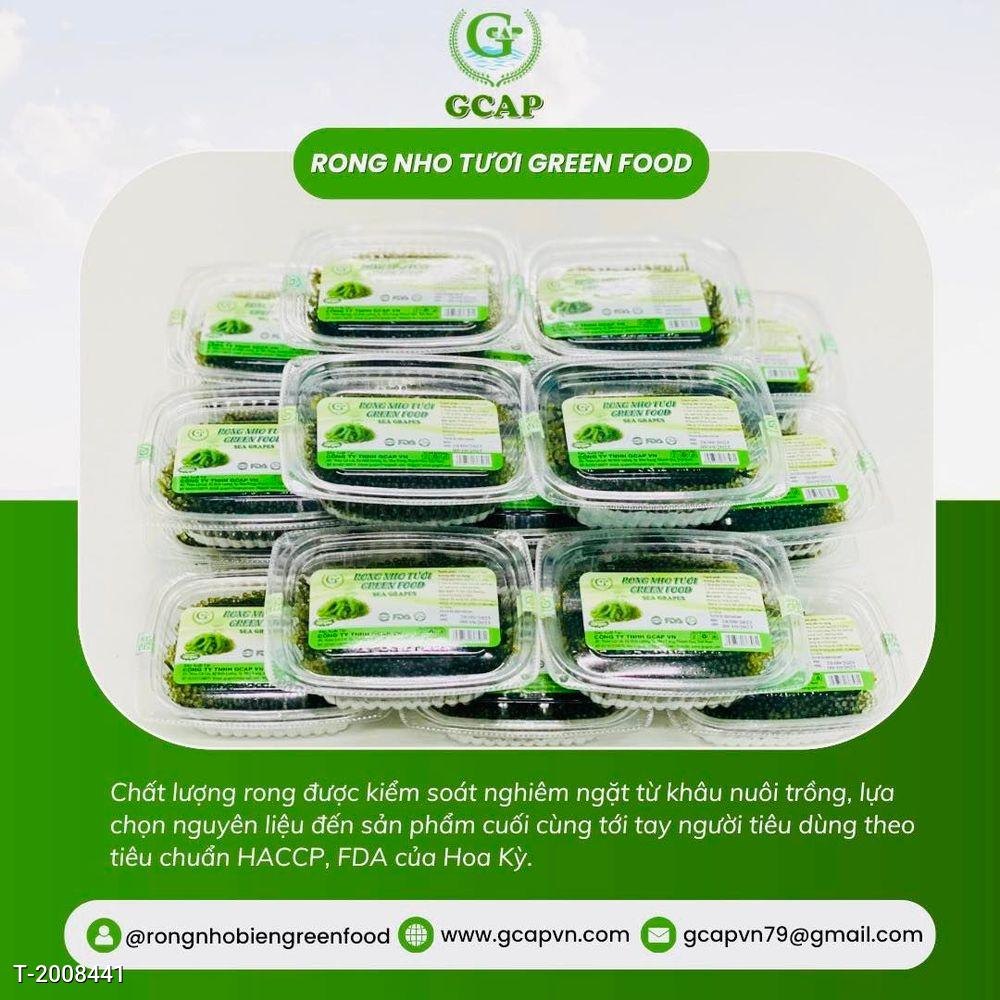 Rong nho tươi Green Food - Hộp 100g