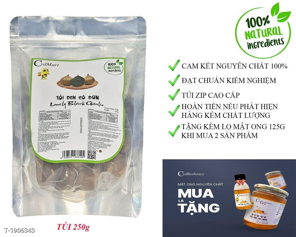 Tỏi Đen Cô Đơn 250g CvdMart - Lonely Black Garlic