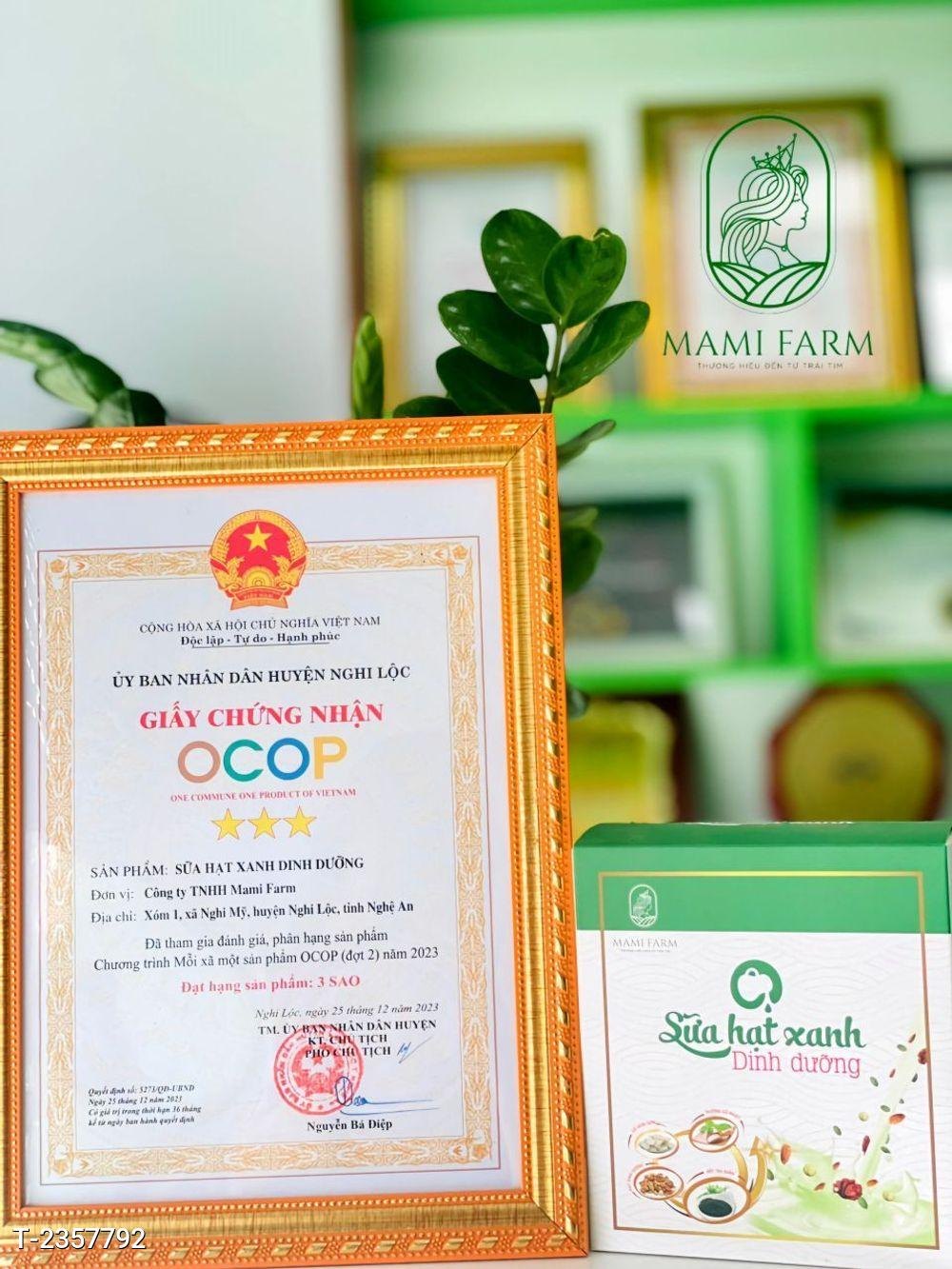 Sữa Hạt Xanh Dinh Dưỡng Mami Farm