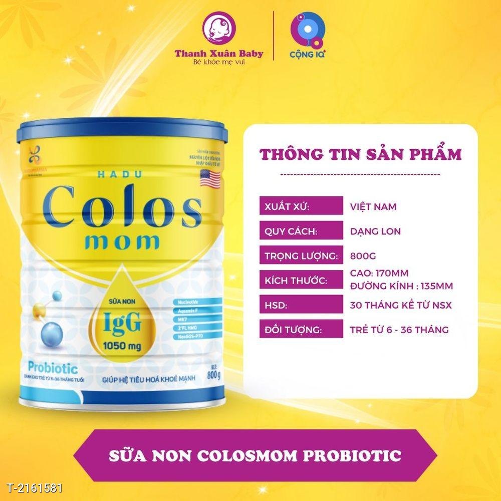 Sữa non Colos Mom Probiotic cải thiện táo bón, hỗ trợ tiêu hóa cho trẻ 800g - Thanh Xuân Baby