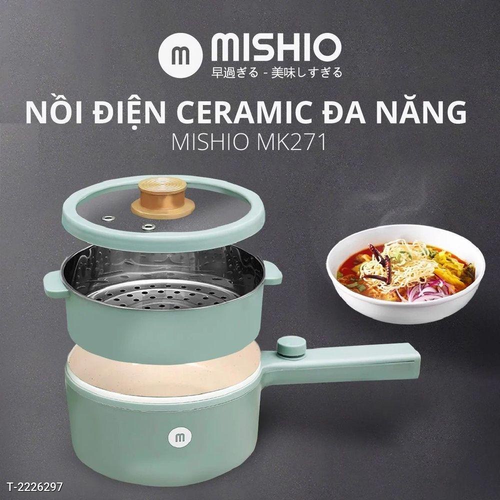 NỒI ĐIỆN CERAMIC 1.5L XỬNG INOX 304 MK271 - MISHIO