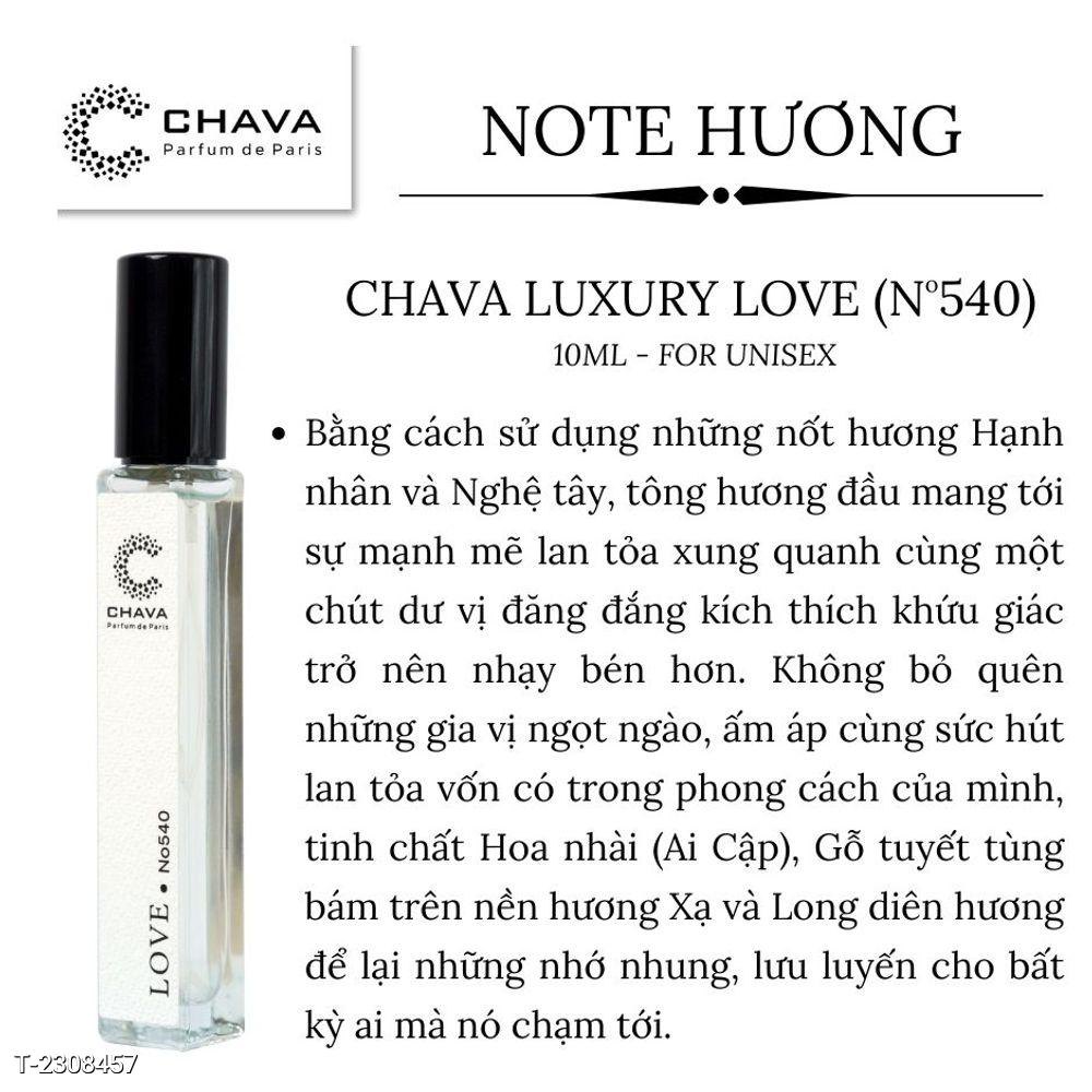 NƯỚC HOA MINI LUXURY N0540 10ML - CHAVA