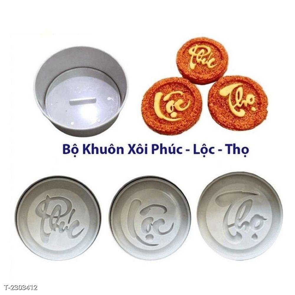 KHUÔN XÔI PHÚC LỘC THỌ, KHUÔN LÀM BÁNH PHÚC LỘC THỌ CTB559 - BECHIP