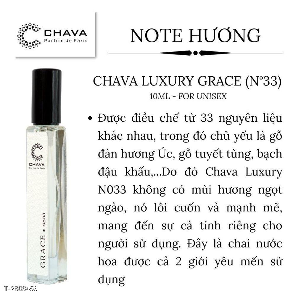 NƯỚC HOA MINI LUXURY N033 10ML - CHAVA