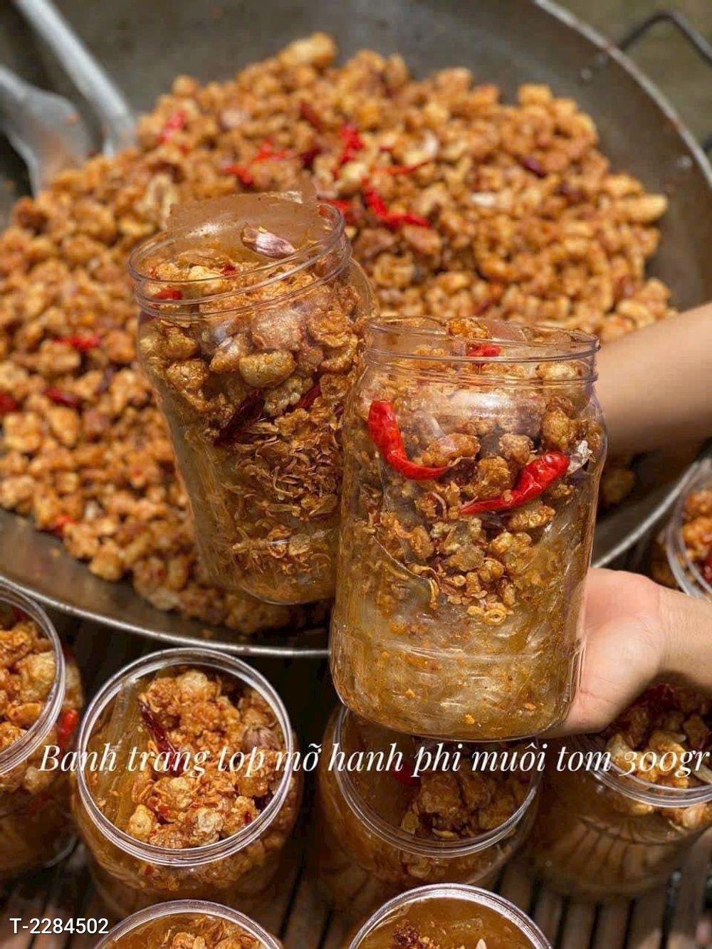 BÁNH TRÁNG TÓP MỠ HÀNH PHI MUỐI TÔM HOT RẦN RẦN - WINNIE HOUSE