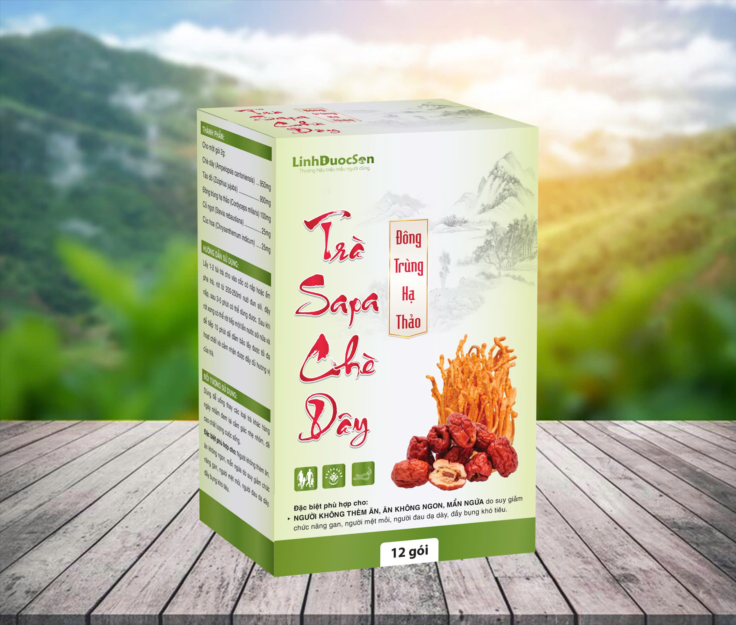 Trà SAPA Chè Dây Đông Trùng Hạ Thảo