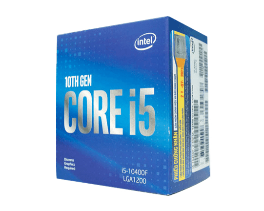 CPU Intel core i5 10400F 2.9Ghz BOX chính hãng