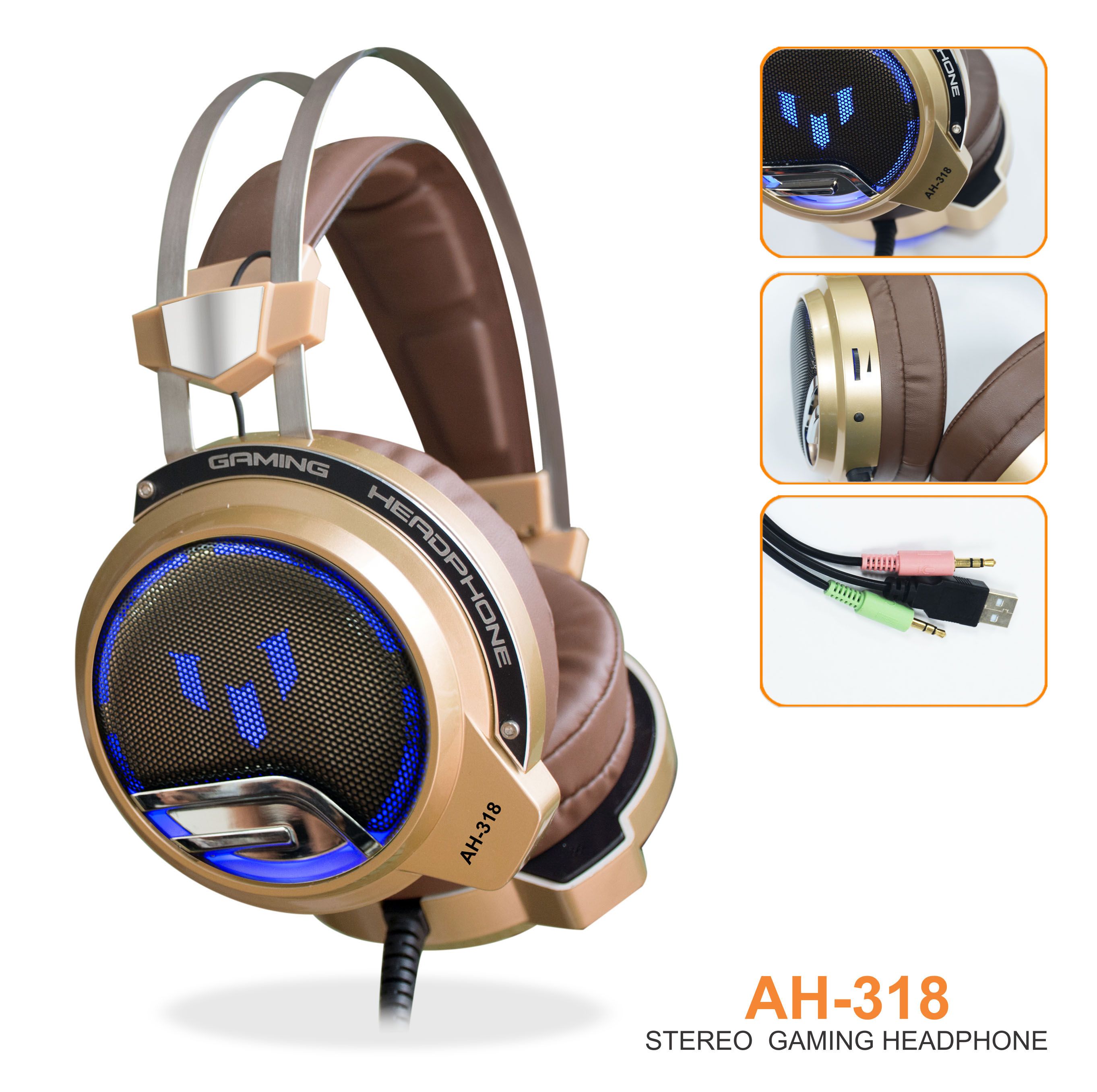 Headphone SoundMax AH318